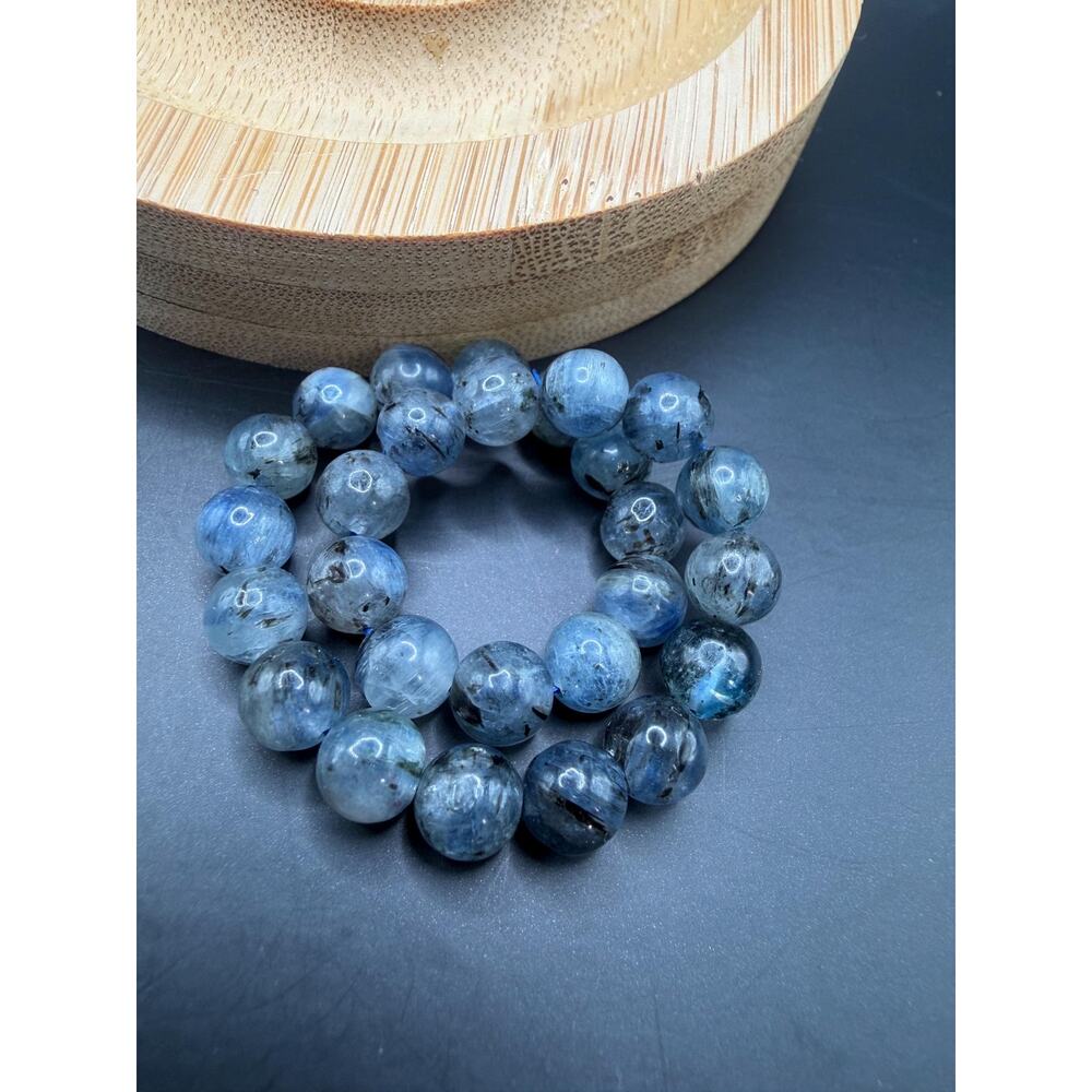 Small Blue Kyanite 6mm Bracelet - Listing B